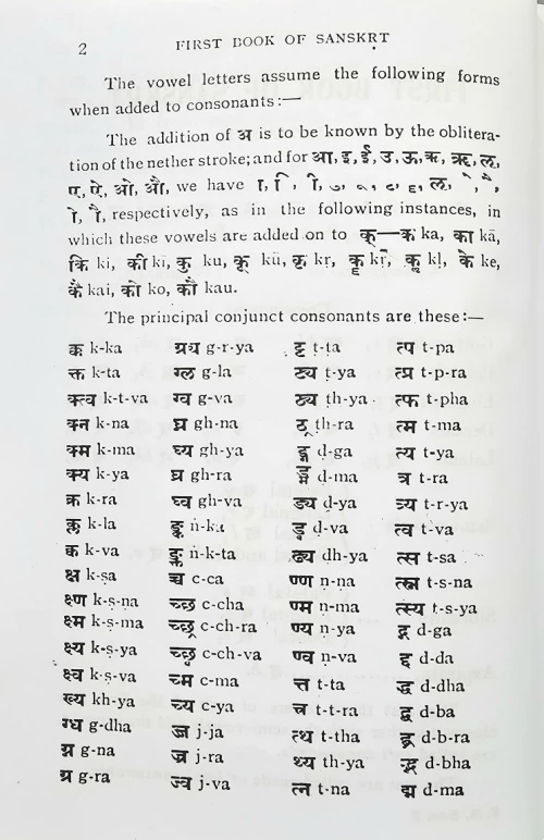 First Book of Sanskrit